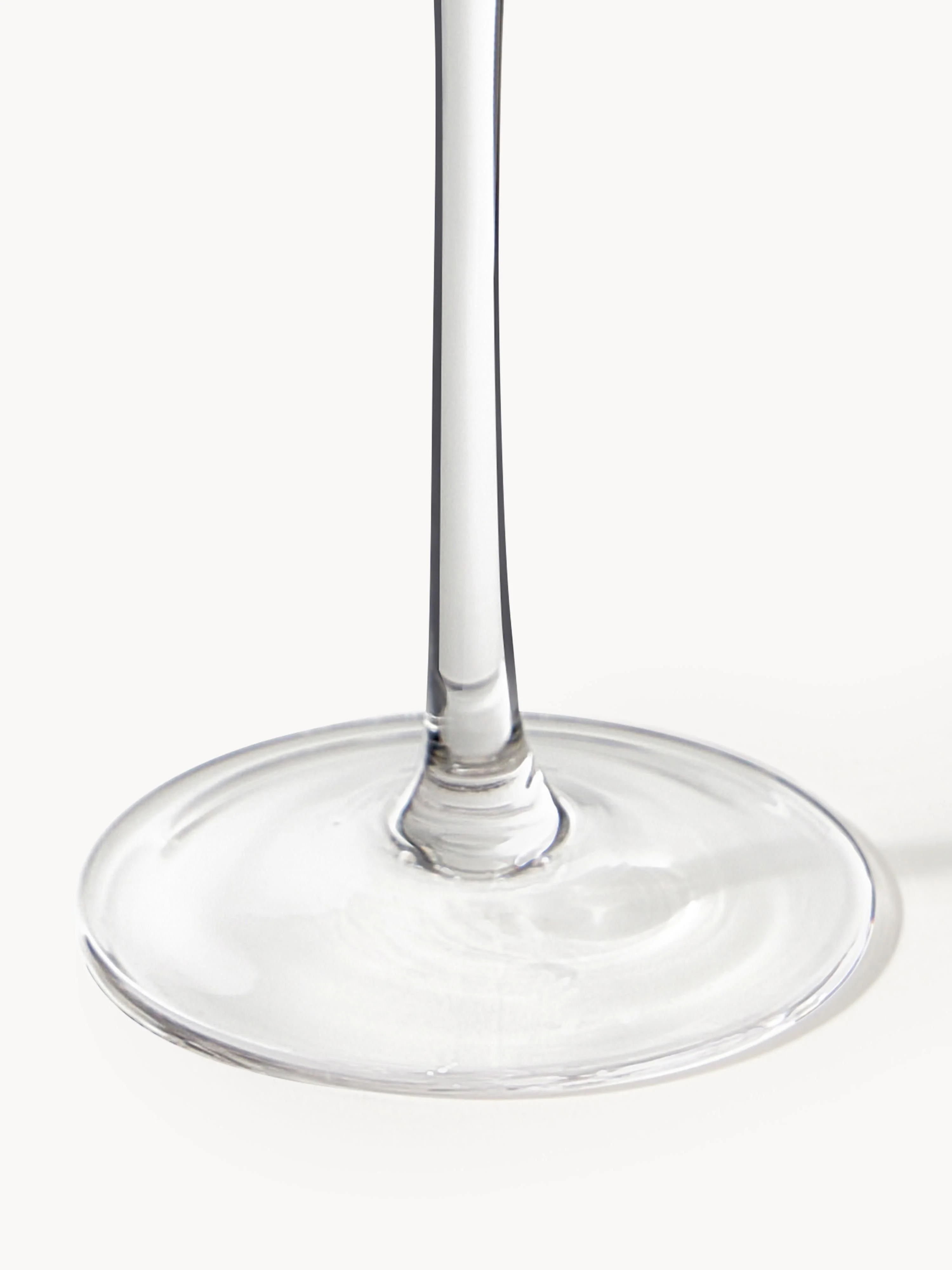 Mondgeblazen champagneglazen Aleo, 4-delig