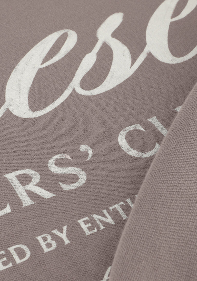 grijze represent sweater owners club script sweater