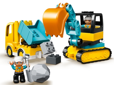 LEGO Truck & Graafmachine met rupsbanden (10931)