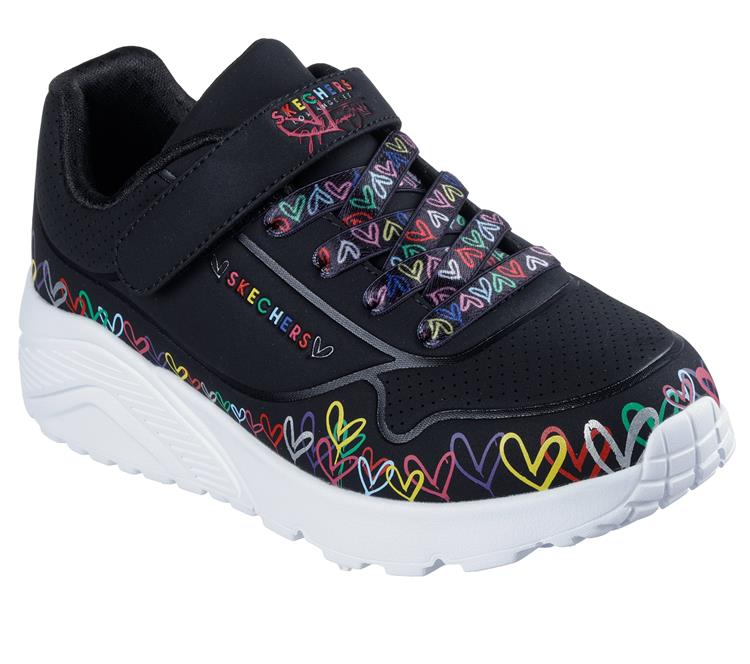 Skechers 314091L Uno Lite - Heart schwarz