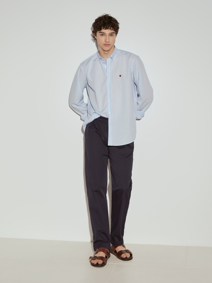 Camisa regular fit de algodão