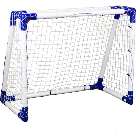 Target Sport juniormål i plast - 2 stk. inkl. bold og pumpe