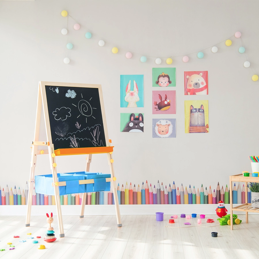 Teamson Kids Tafel Little Artist, Holzstruktur