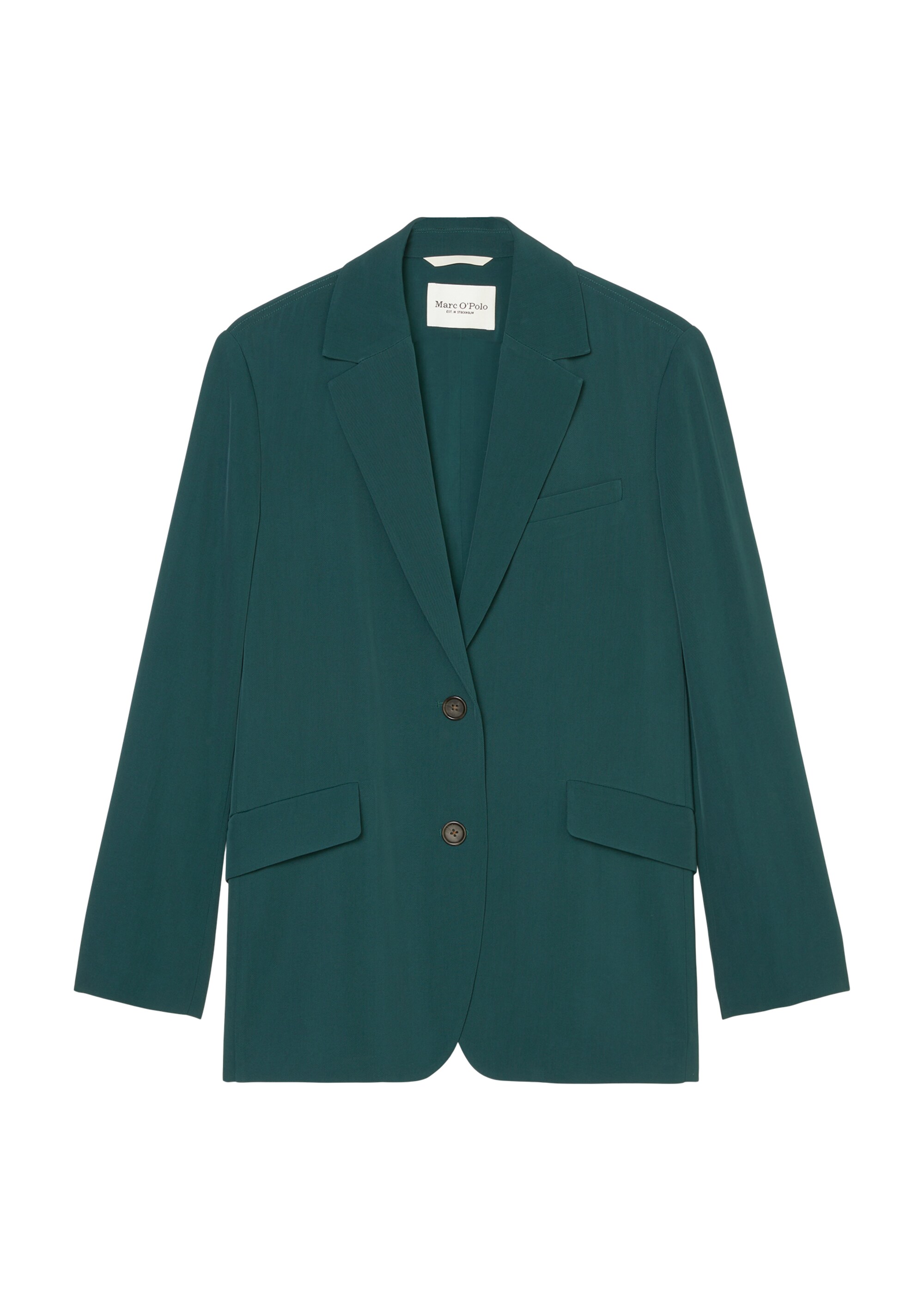 Blazer relaxedaus fließendem Viskose-Mix-Twill