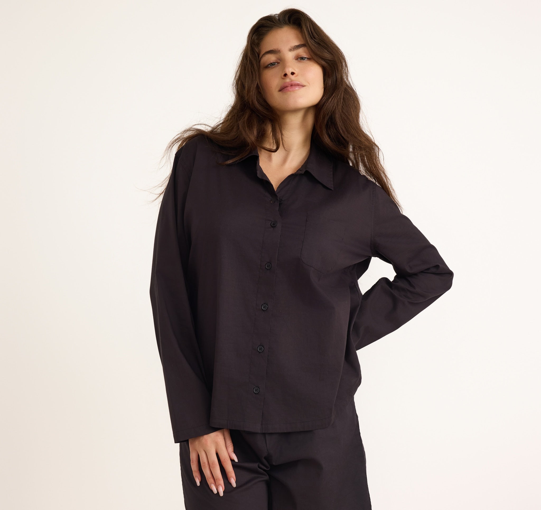 ORGANIC COTTON<br>Core Sleep Poplin Shirt