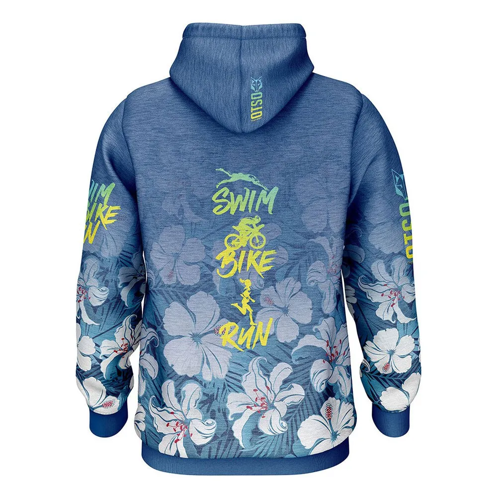 Otso Swim Bike Run Flower kapuzenpullover