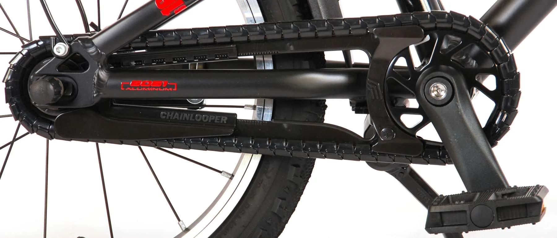 Kinderfahrrad Blaster Fahrrad für Jungen 16 Zoll Kinderrad Schwarz/Rot