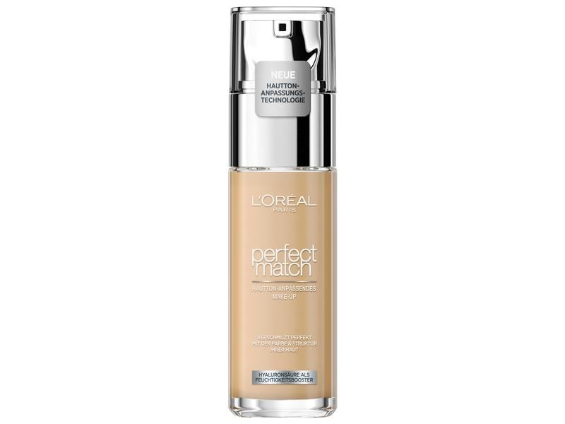 L'Oréal Paris Foundation Perfect Match 3.5.D/3.5.W Golden P Make-up passt sich der individuellen Farbe und Hautstruktur an
