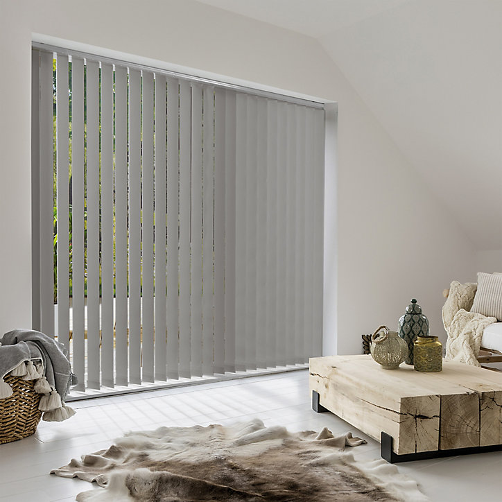 Bande verticale orientable BVO 89 mm H280 Alaska voile gris