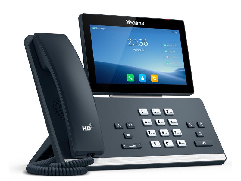 Yealink Tischtelefon T58W Grau Elite-Desktop-Kollaborationsgerät