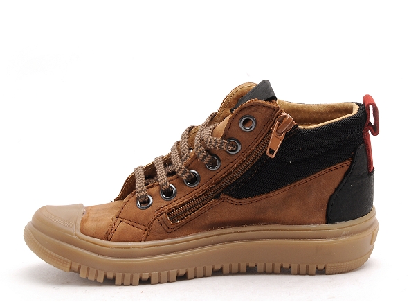 Bopy boots bottine enfant vesuve marron