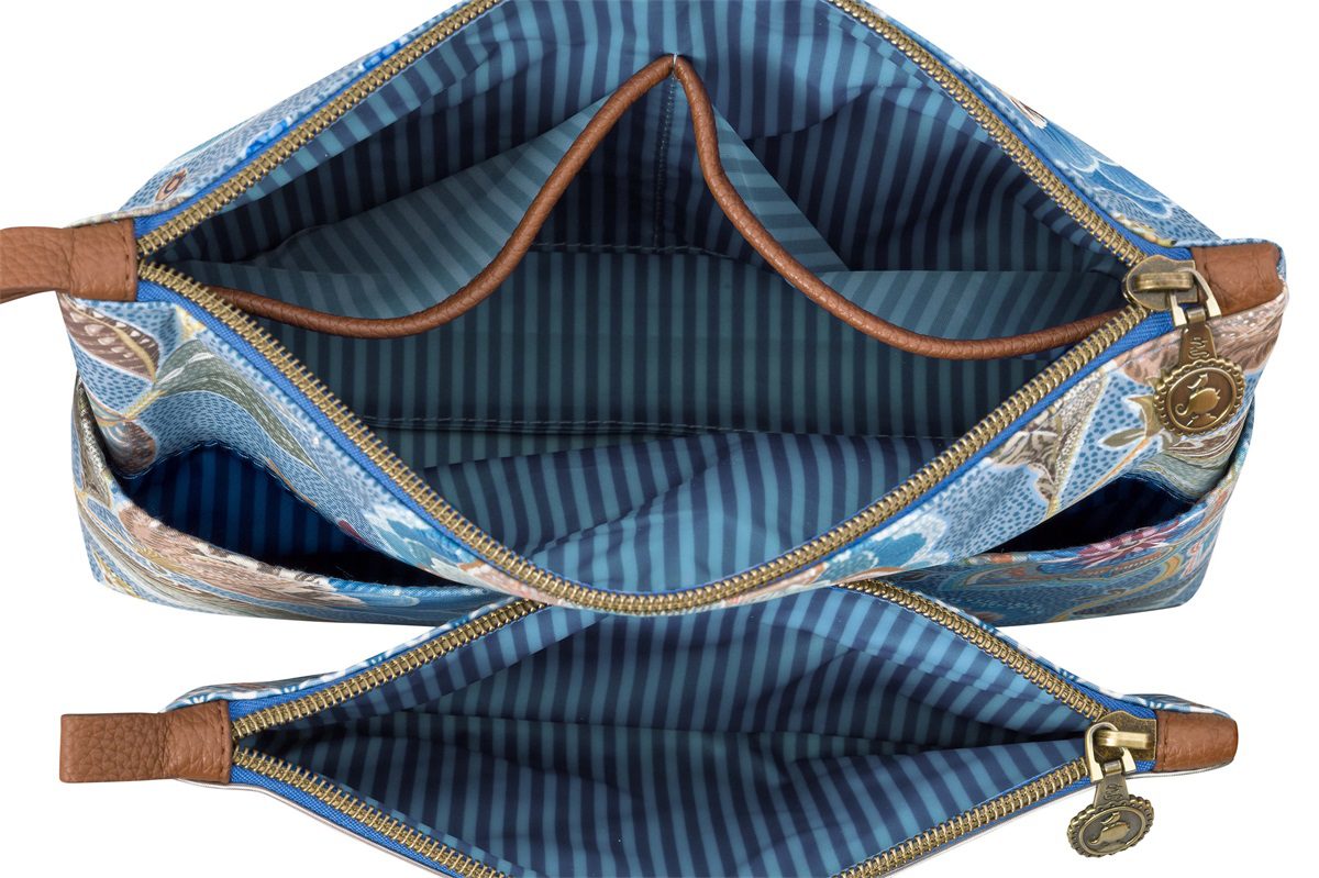 Pip Studio Caryn Cosmetic Bags Combi Matata Blue