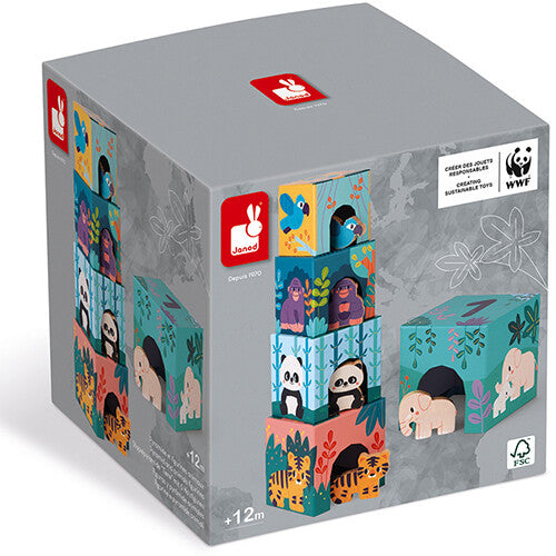 Janod wwf stapeltoren met dieren