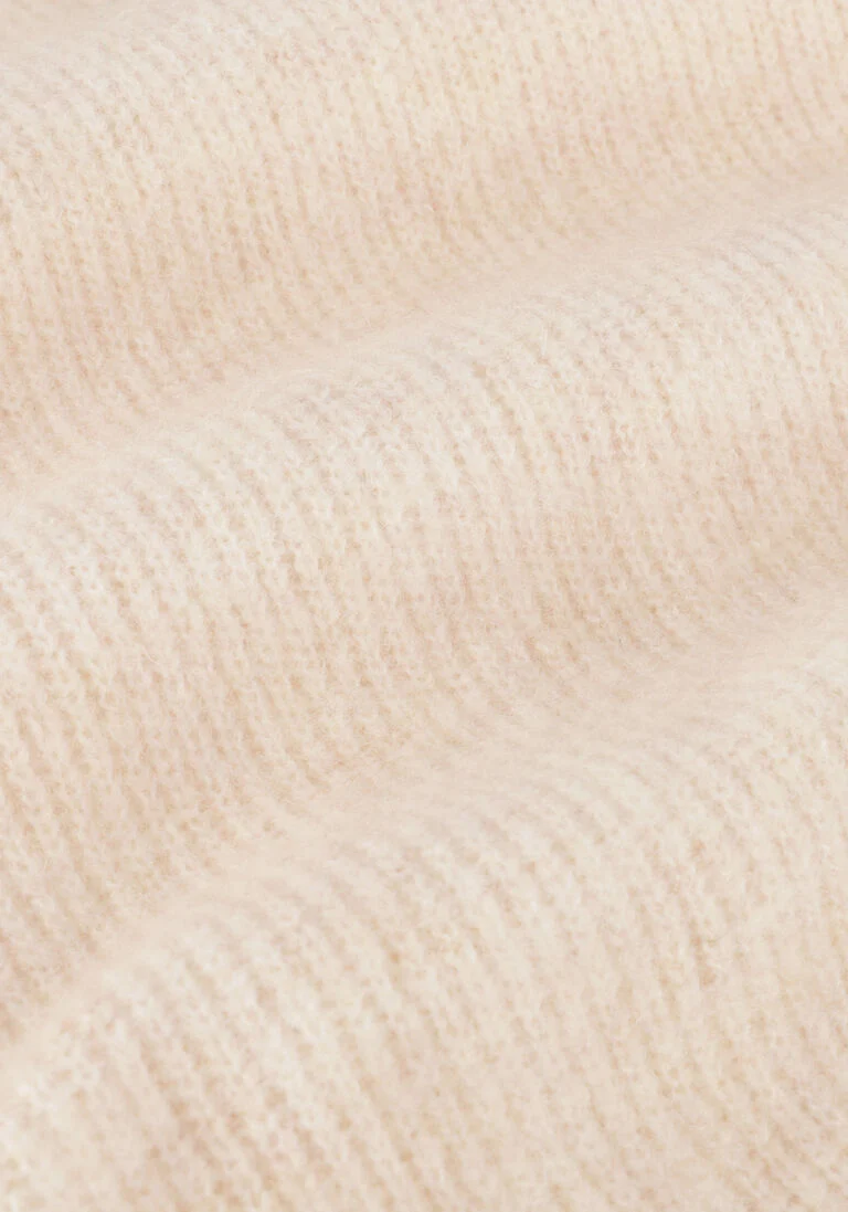 SELECTED FEMME beige selected femme midi jurk slfmaline ls knit dresshigh neck