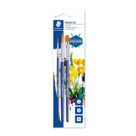 STAEDTLER® Borstenpinsel Pinselset 3 Stück