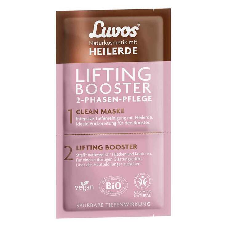 Luvos Heilerde Lifting Booster & Clean Maske 2 + 7,5ml, 1 P