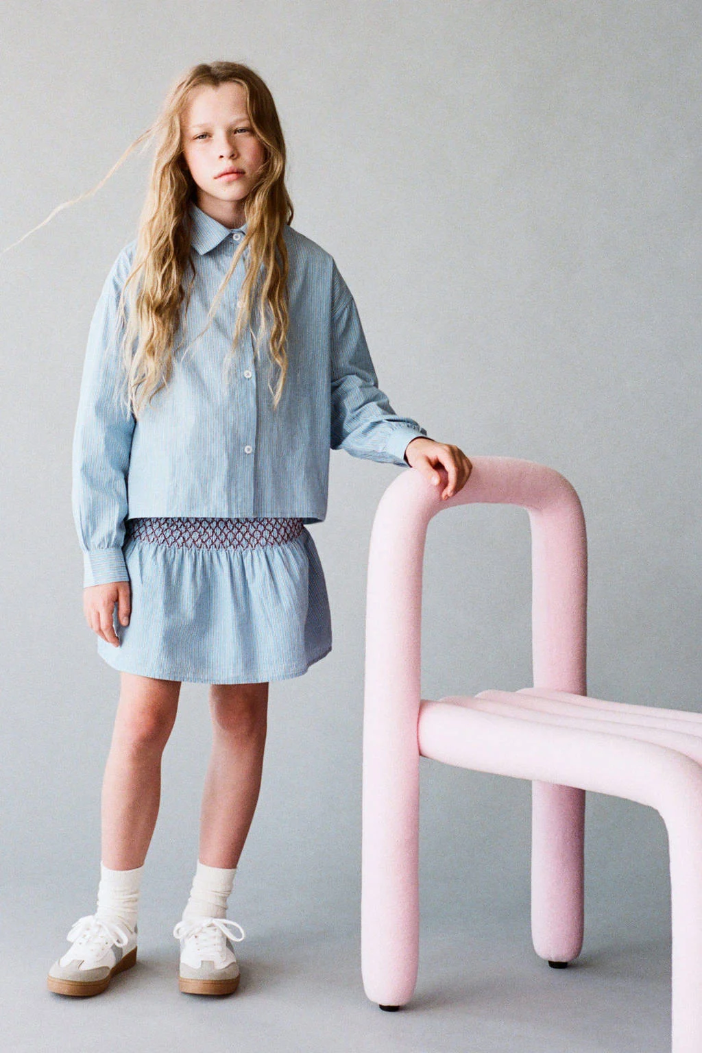 Mango Kids blouse blauw