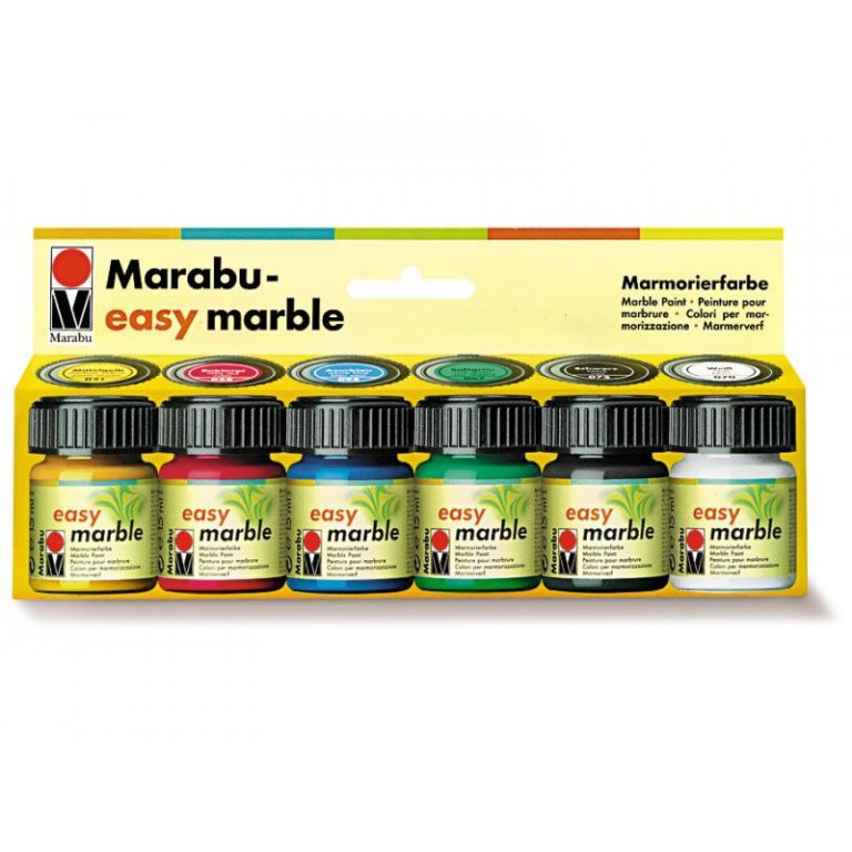 Marmorierfarben, Set