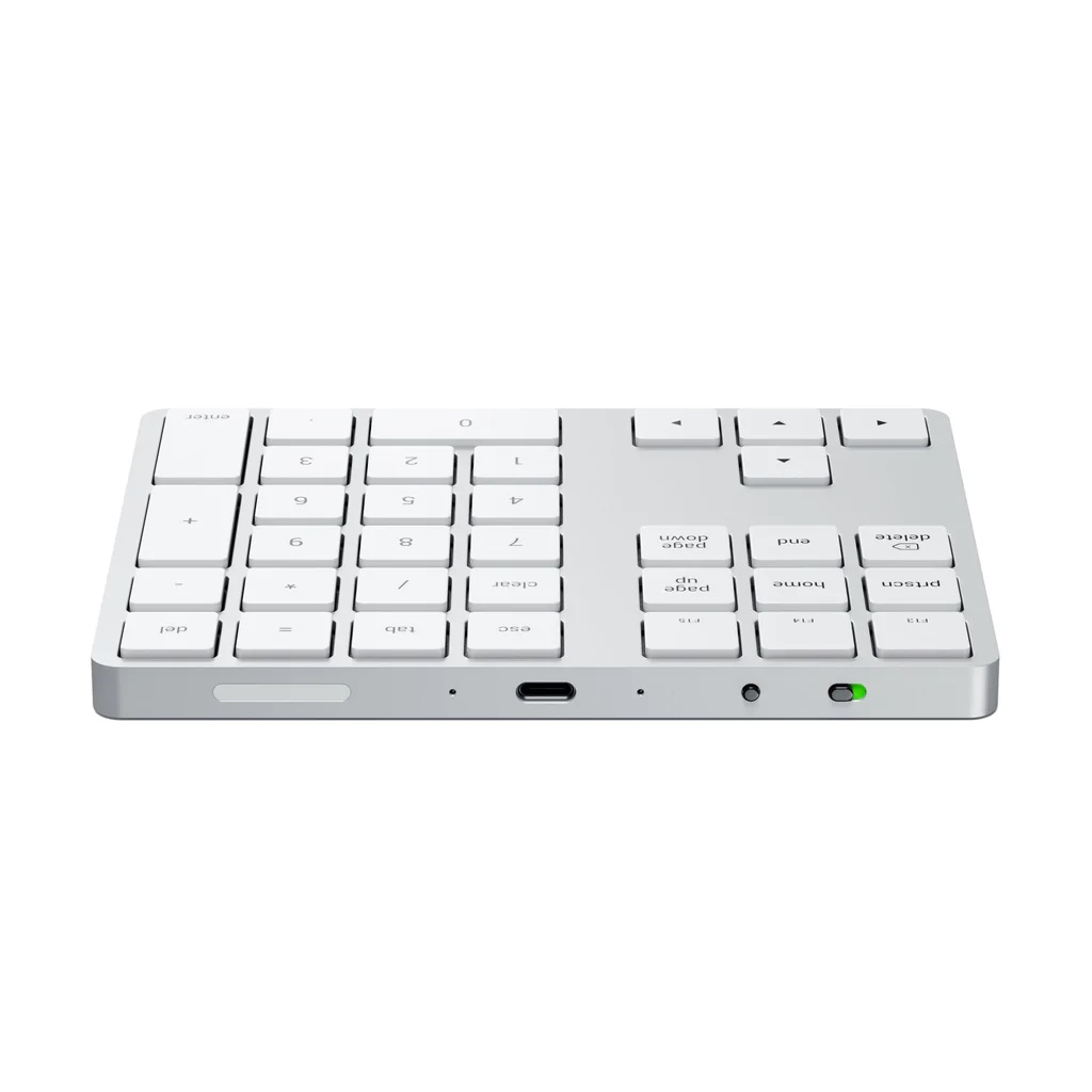 SATECHI Pavé numérique étendu Bluetooth sans fil - Argent