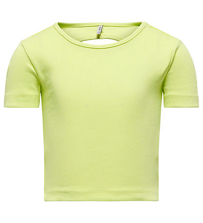 Kids Only T-Shirt - Noos - Rib - KogNessa - Shadow Limette