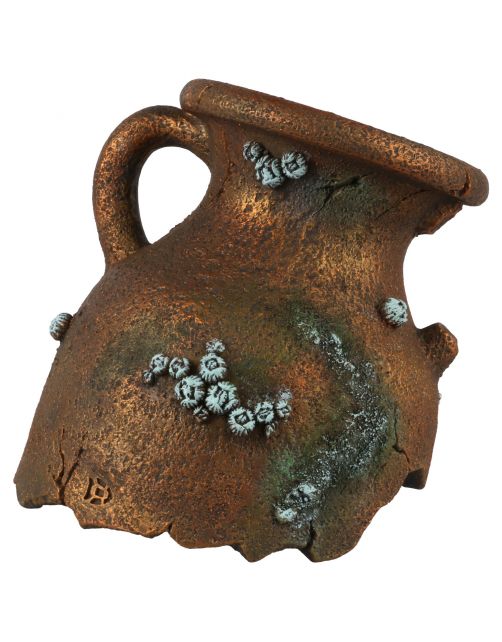 Aqua Della Amfoor Gebroken Hals - Aquarium - Ornament - 16x13x13.8 cm M