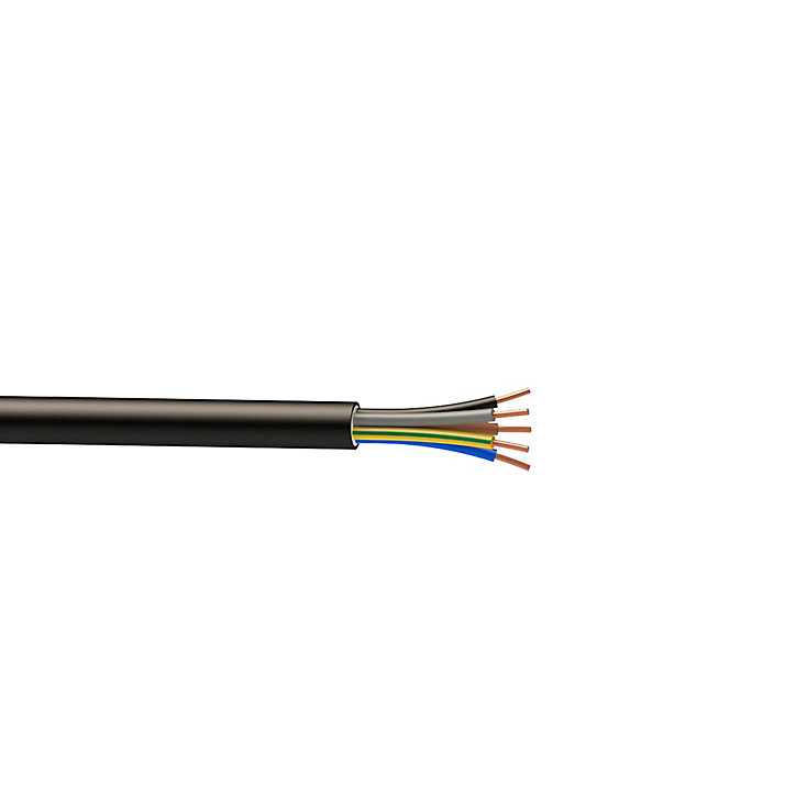 Câble électrique U1000R2V 5x1,5 mm² - 5 m