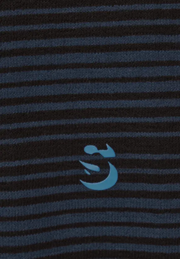 Shirt mit Streifen Optik - dark dust blue