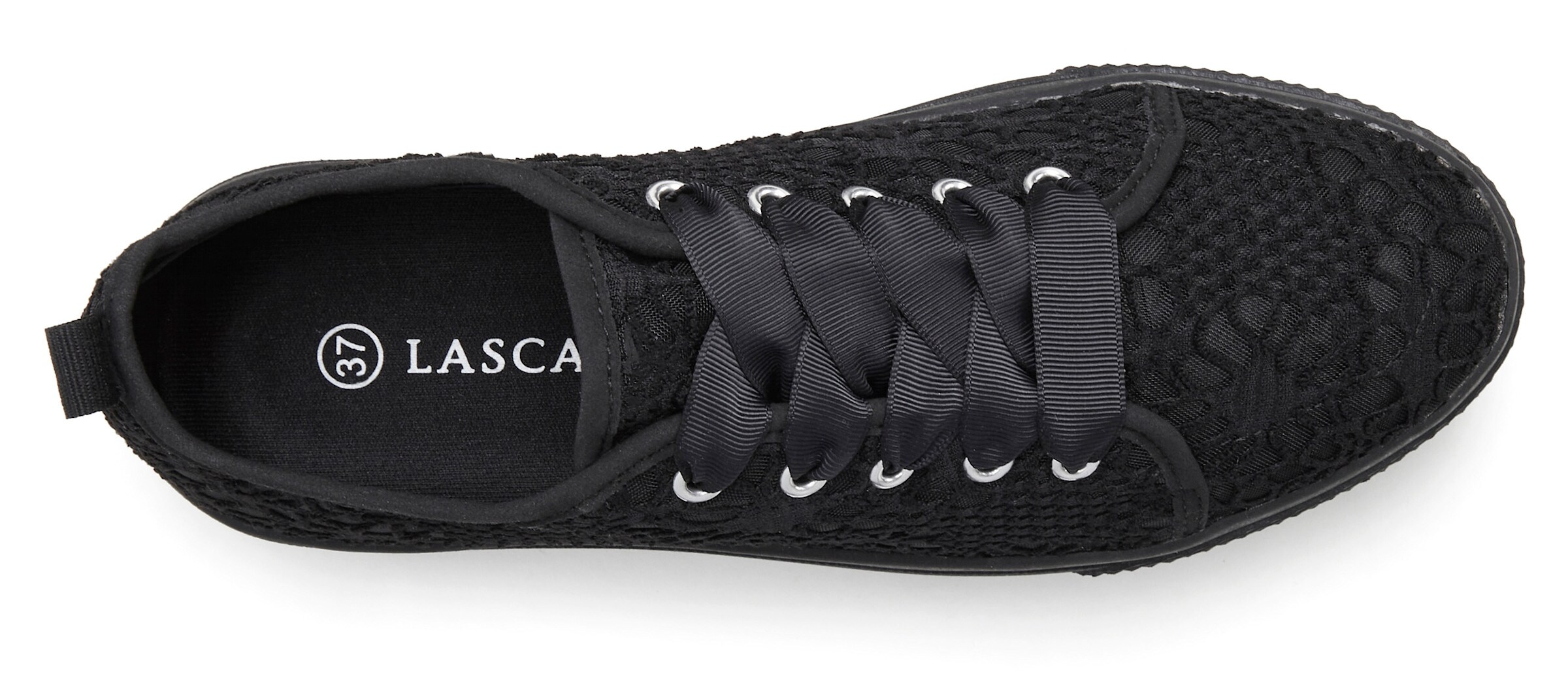 LASCANA Sneaker in schwarz
