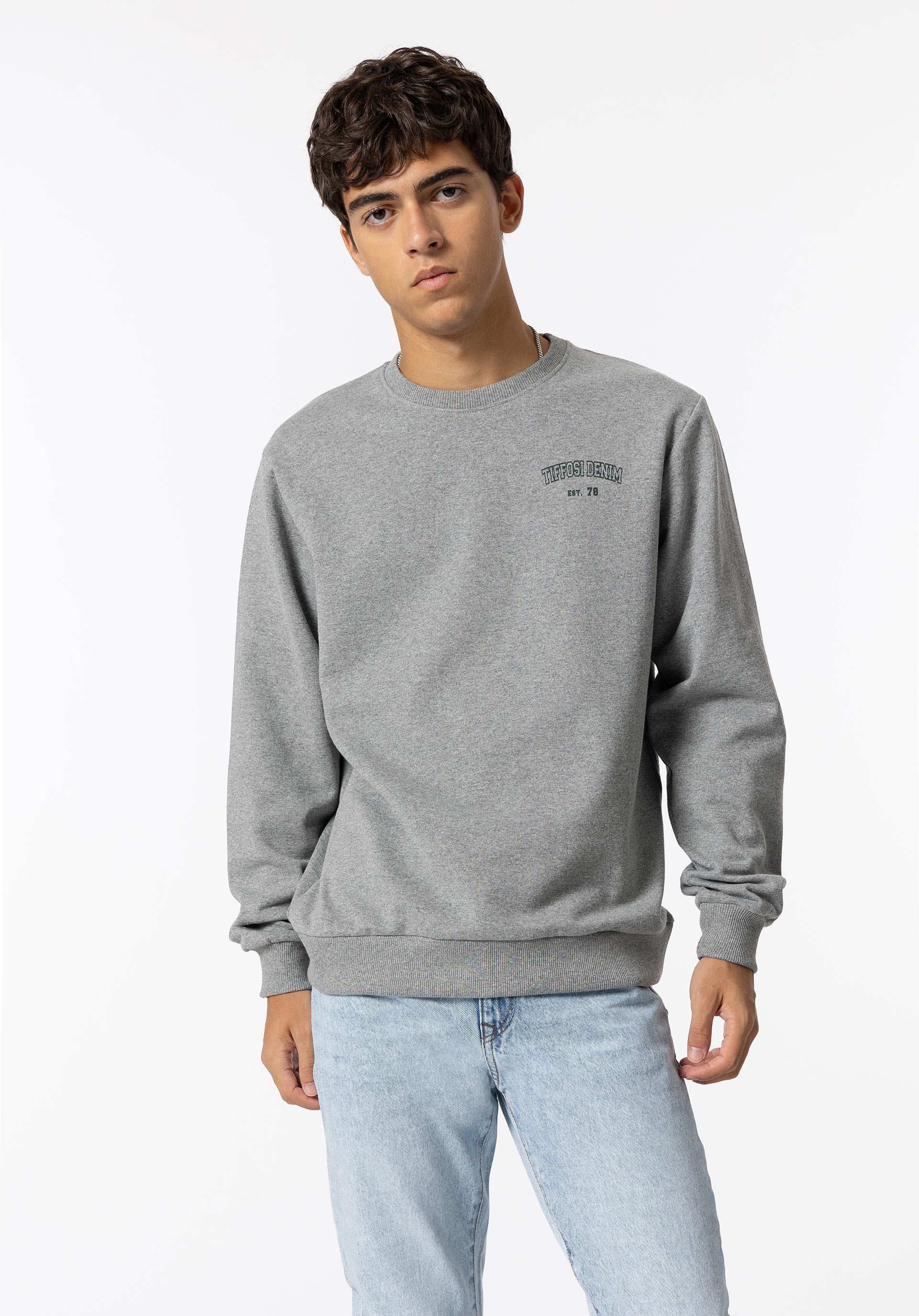 Sweatshirt com Estampado Frontal