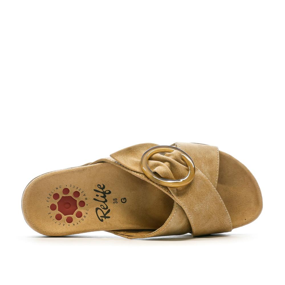 Relife Sandales Marron Femme RELIFE Helene