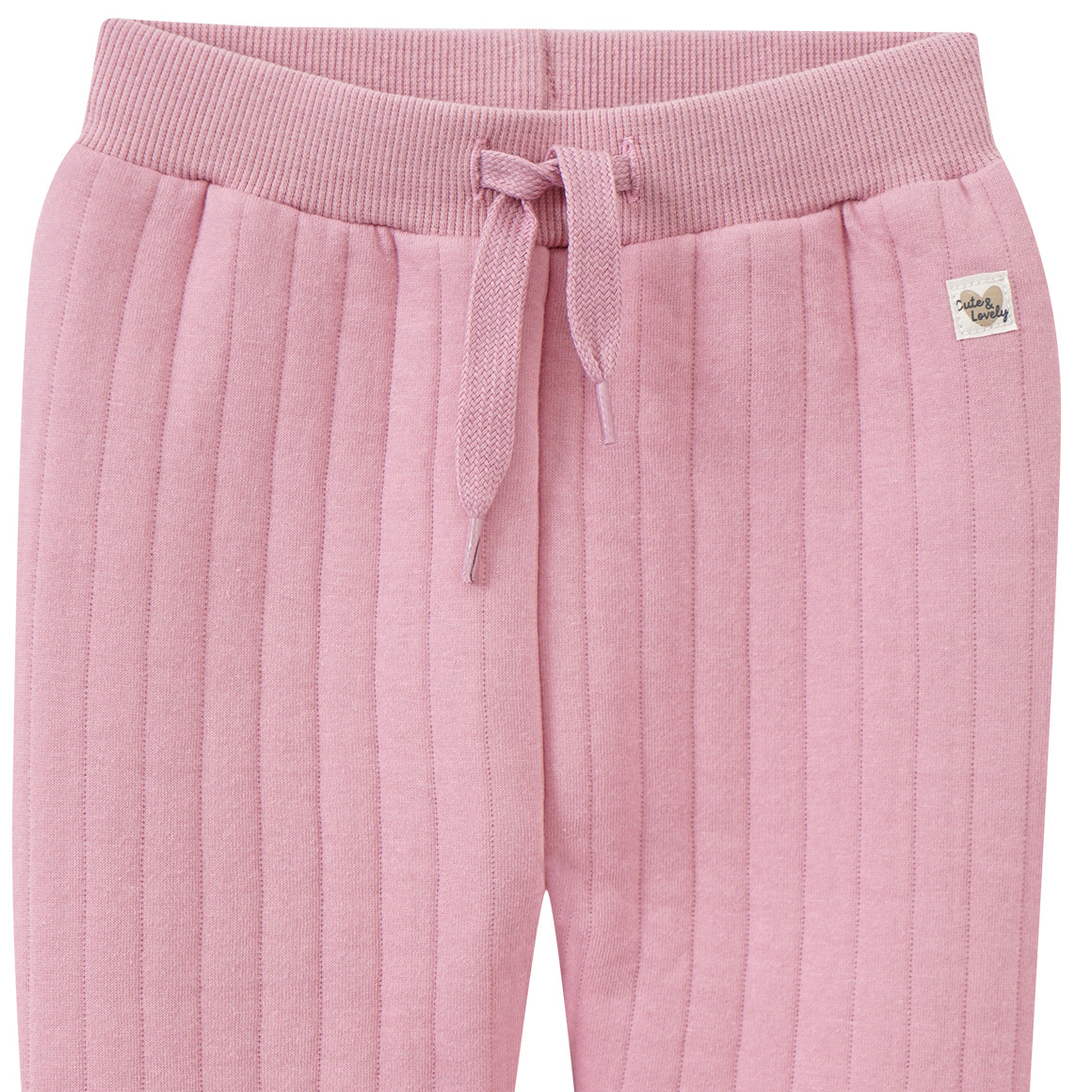 Topomini Baby Jogginghose gesteppt rosa