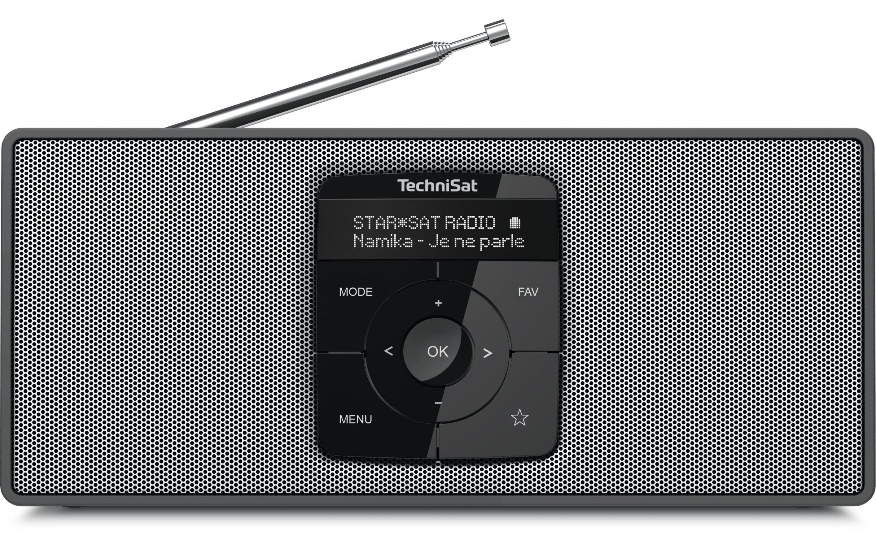 DigitRadio 2 S Schwarz/SilberPortables DAB+/UKW-Stereoradio mit Bluetooth-Audiostreaming