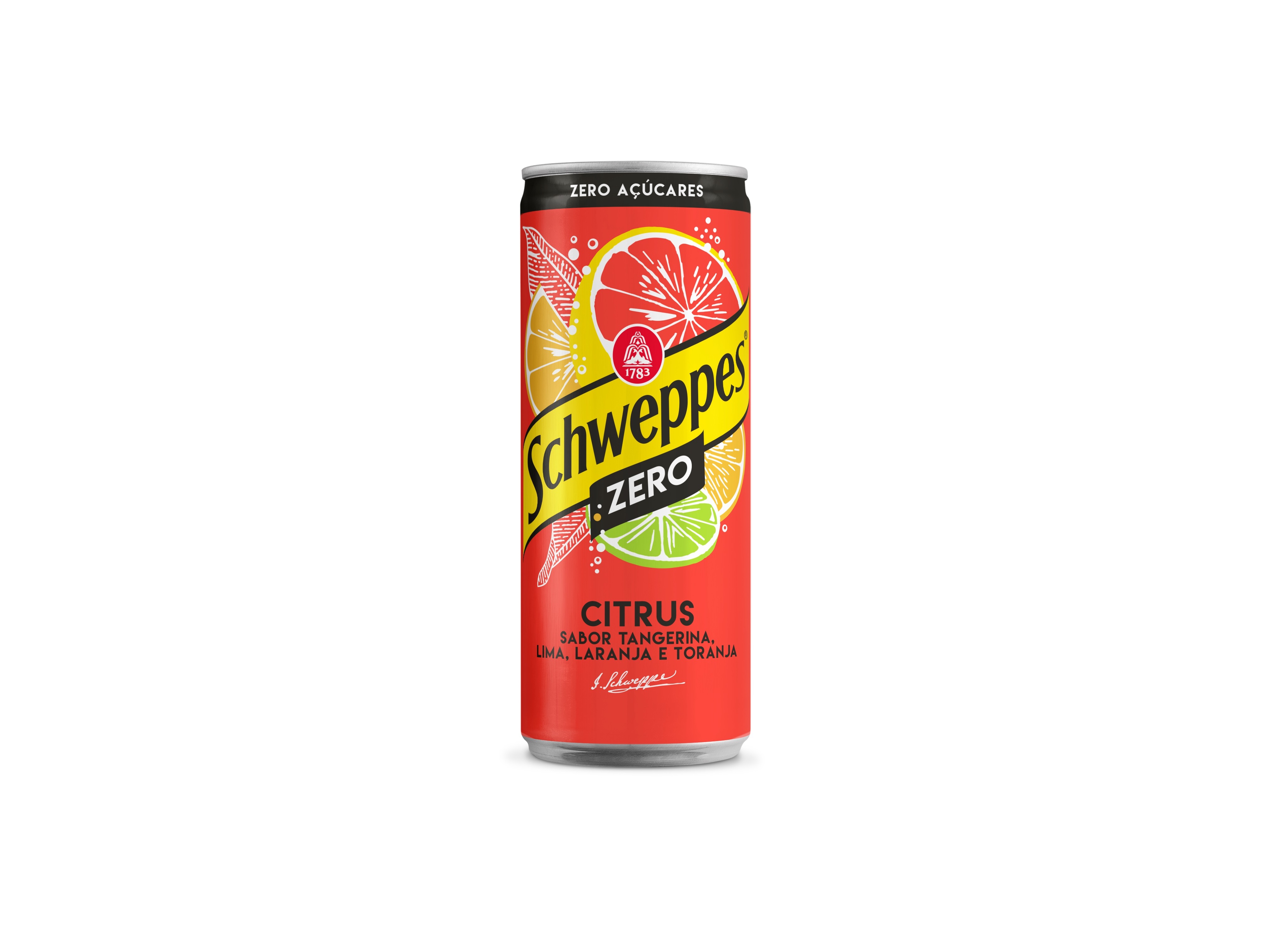REFRIGERANTES COM GÁS SCHWEPPES CITRUS ZERO 0.33L