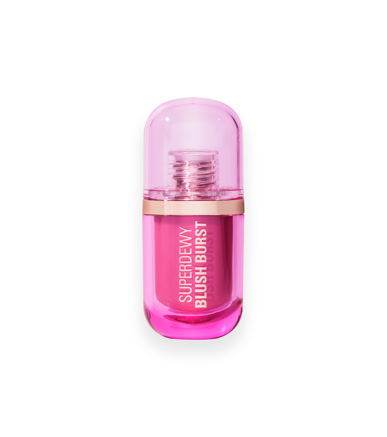 Makeup Revolution - *Super Dewy*  - Blush líquido  Blush burst - Bubblegum Burst Pink