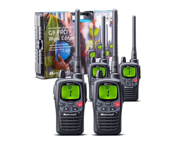 Midland Funkgerät G9 Pro, 4er Set Handfunkgeräte-Set