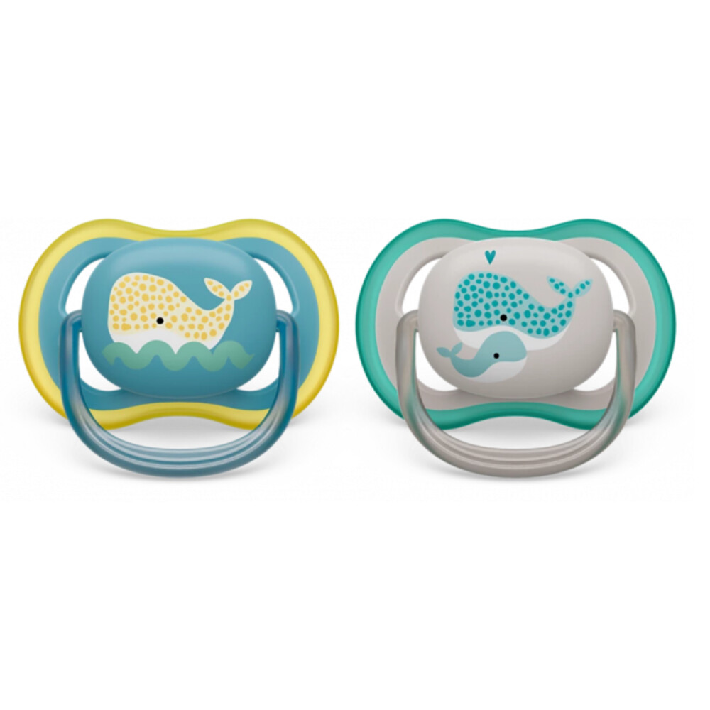 Philips Avent Fopspeen Ultra Air 18+ mnd Walvis2 stuks