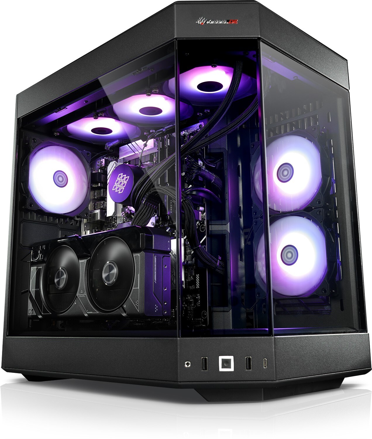 Gaming PC Poseidon VII AMD Ryzen 9 7900X, 64GB DDR5, NVIDIA RTX 4070 Super 12 GB, 2TB SSD, Windows 11
