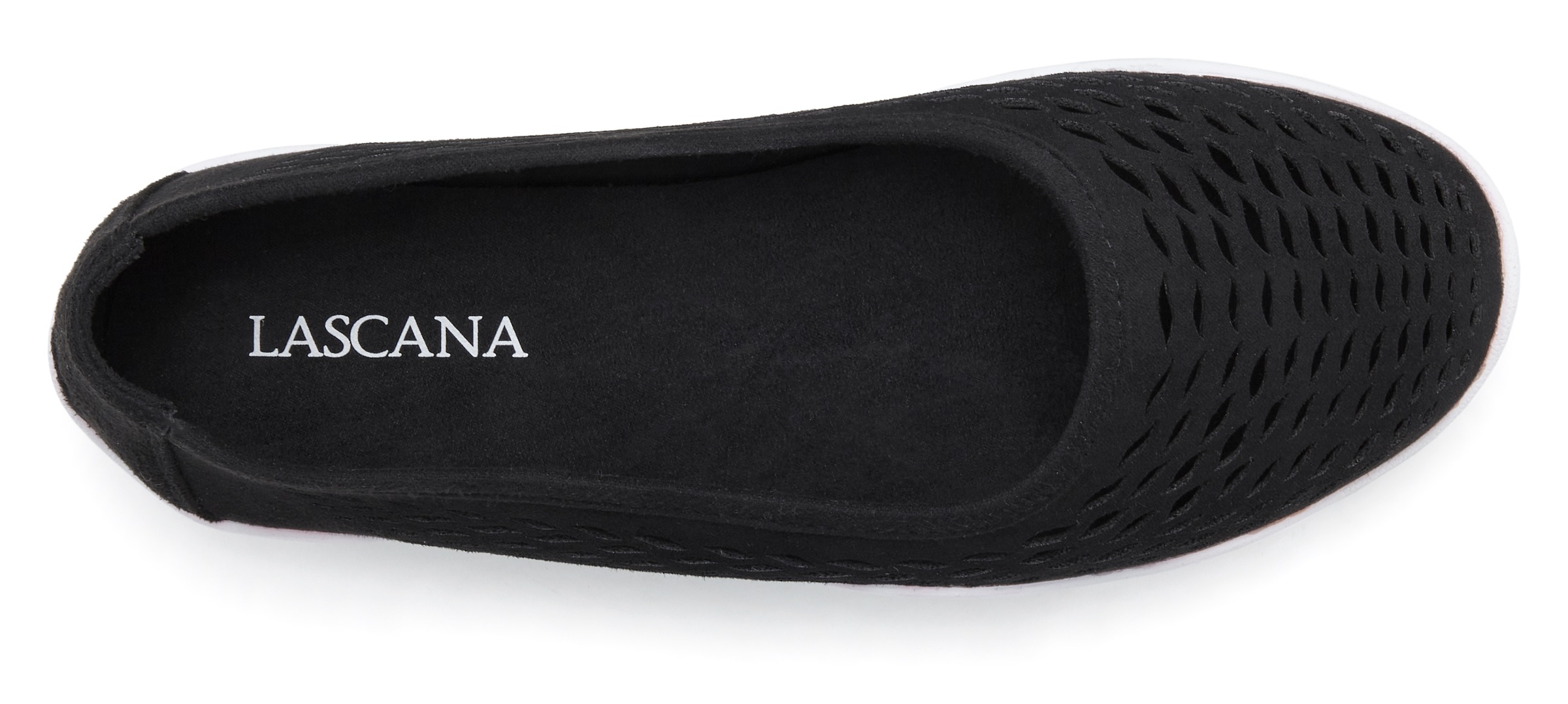 LASCANA Ballerina  Freizeitschuh, Slipper, Halbschuh superleicht,  flexible Sohle VEGAN