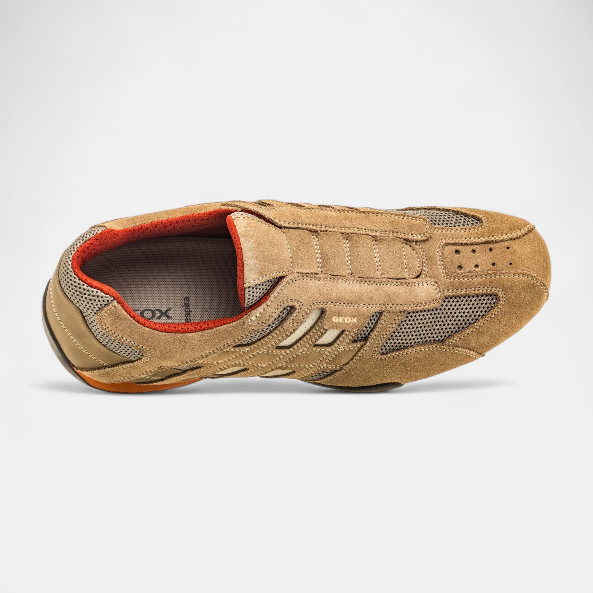 Baskets basses Homme en cuir beige