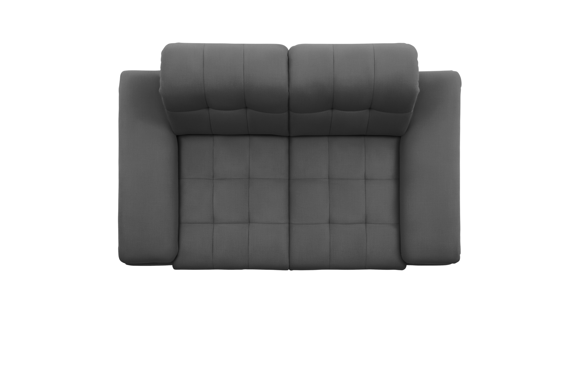 polsterpower 2,5-Sitzer-Sofa - Miro grau - Basismodell