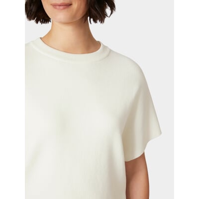 Damen-Strickshirt, Offwhite