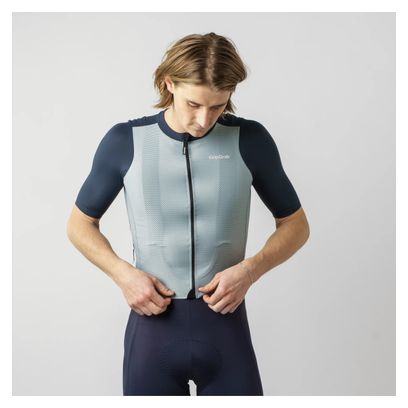 Maillot Manches Courtes GripGrab Climber Bleu