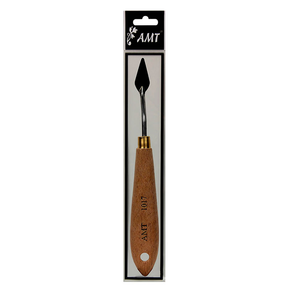Couteau à peindre manche bois gravé 1017