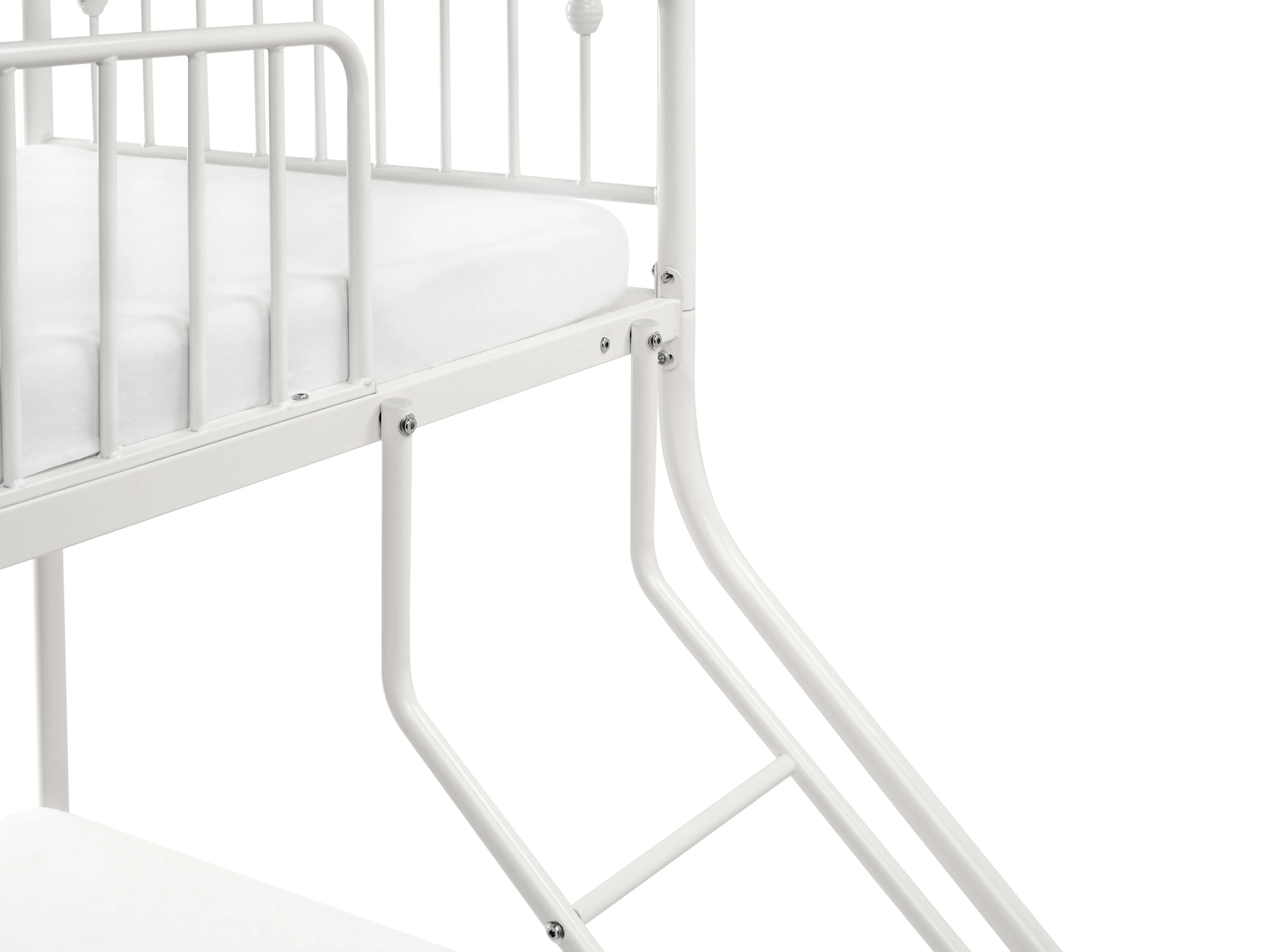 Hoogslaper Metaal CHAMONIX 90/140 x 200 cm Wit