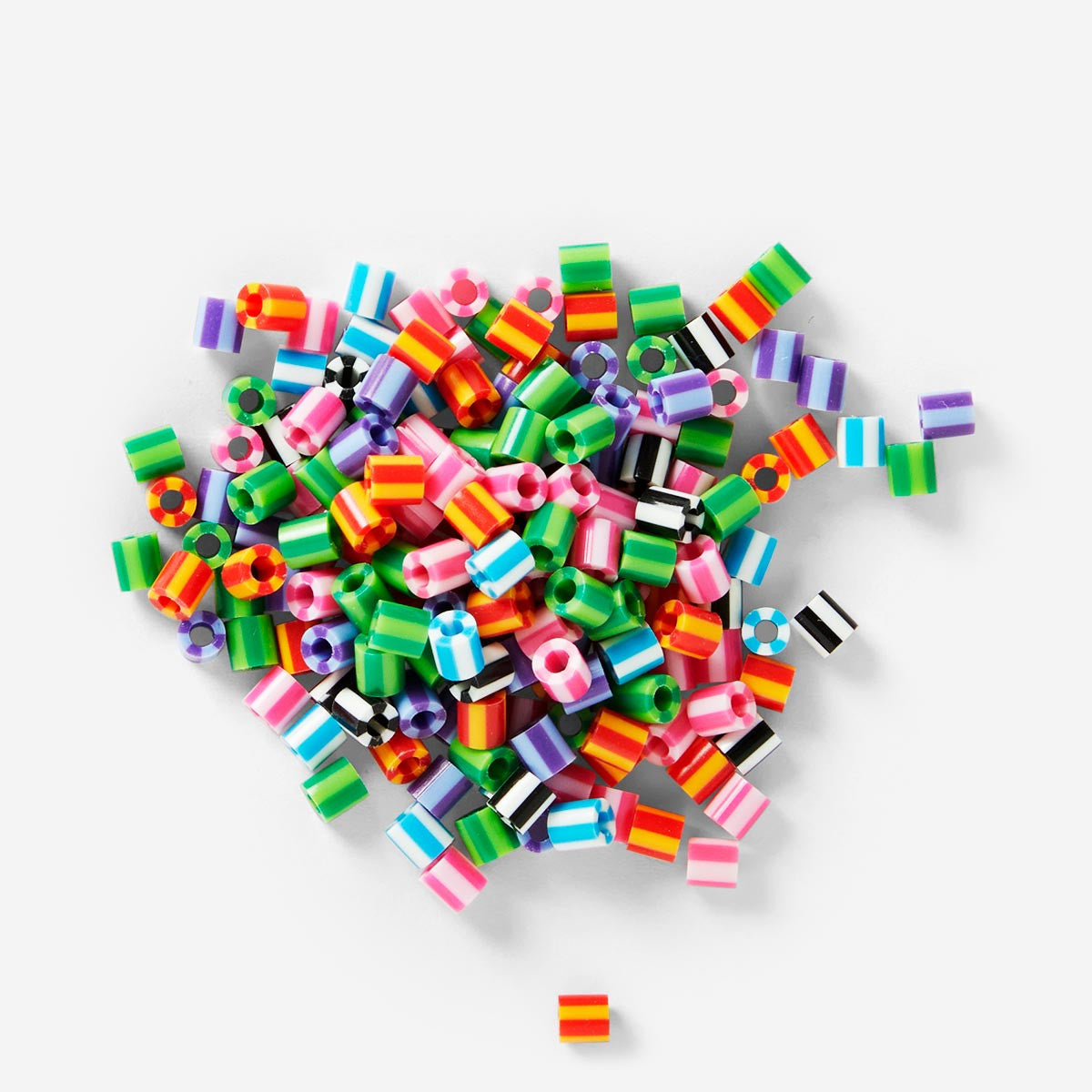 Stribede strygeperler - 2000 stk