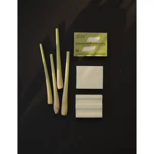 Seifenfreies, festes Spülmittel, Bio-Lemongrass