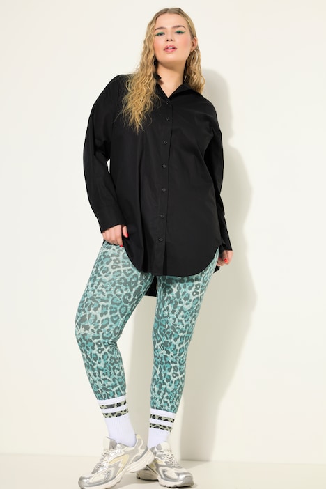 Leggings, High Waist, Color Leo, Elastikbund