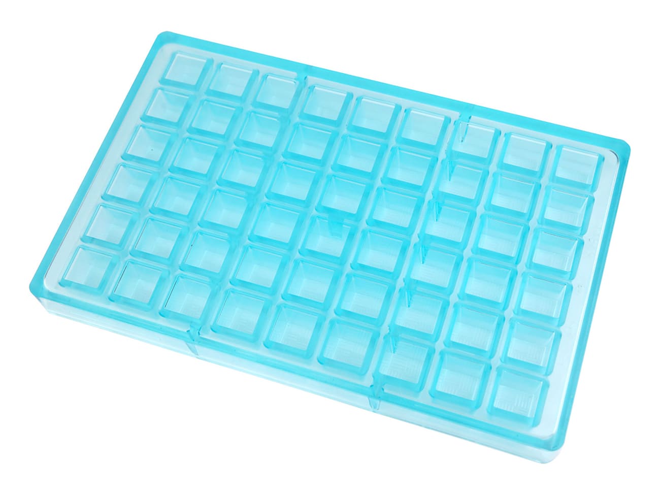 Moule chocolat - forme cube strié