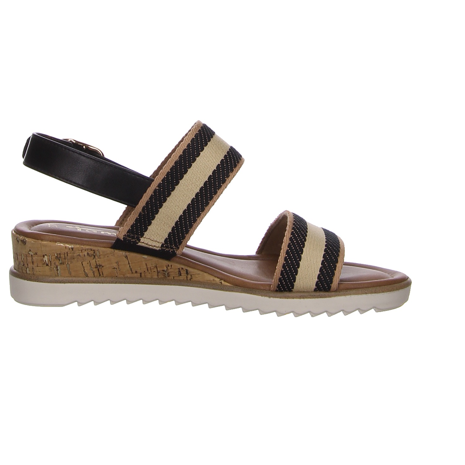 Tamaris Sandalette beige schwarz