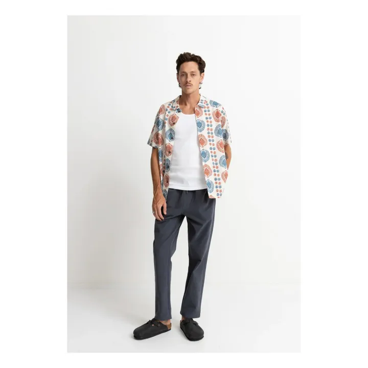 Rhythm Chemisette Valley Stripe Lin | Ecru
